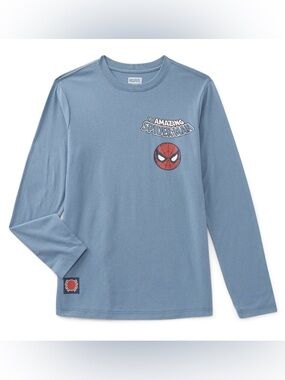 Spider-Man, Boys' & Big Boys' Graphic Long-Sleeve T-Shirt, Here Comes Spidey